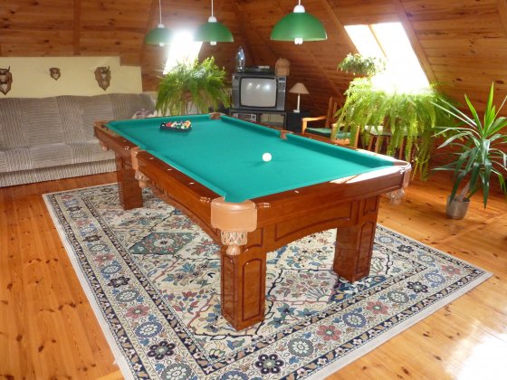  STÓŁ BILARDOWY ALABAMA NA PIĘKNYM PODDASZU